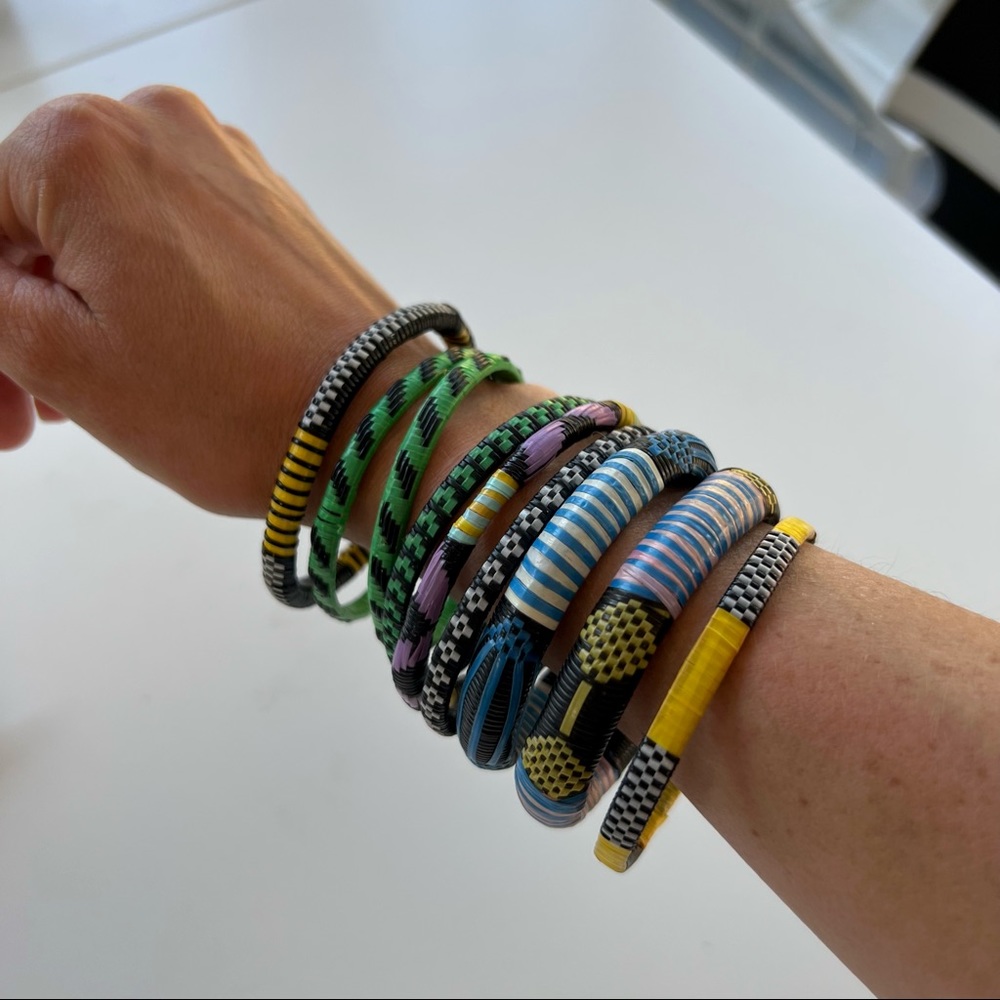 Set of 9 handmade bangles